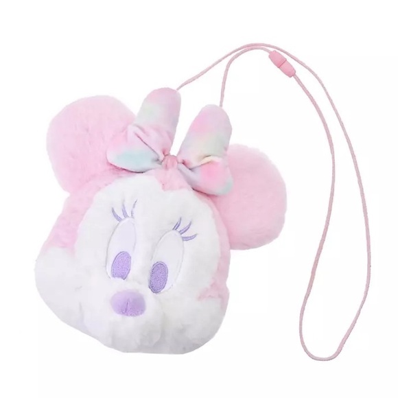 NEW Pastel Plush Minnie Mouse Purse - Picture 1 of 8